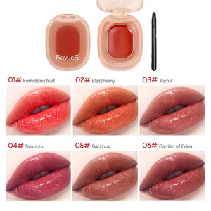 Crème pour les lèvres en velours mat 6 couleurs Lip Mud Girls Velvet Matte Lip Cream Cosmetics for Lady Makeup Blusher - Product Image 6