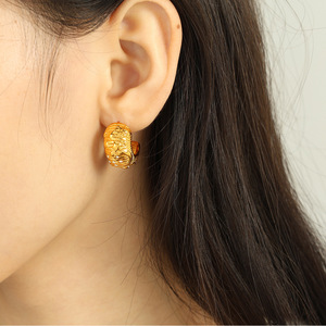 <b>Cuff</b> <b>Earrings</b> Gold Plated Star Moon Rhinestones Geometric Design Party Wear - Product Image 4