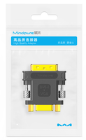Adaptateur DVI vers VGA Mindpure, convertisseur DVI 24+5 mâle vers VGA femelle, connecteur DVI-I vers VGA, connexion stable pour carte graphique PC