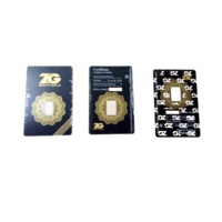 Pochettes de cartes d'emballage de sécurité en PVC de qualité supérieure personnalisées pour emballage de cadeaux de pièces d'or