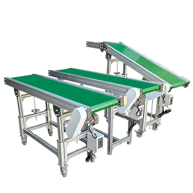 Elevator assembly line conveyor belt conveyor flat belt conveyor