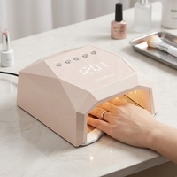 Sèche-ongles en gel 120w rechargeable, équipement pour ongles, 45 ampoules LED, lampe à ongles UV LED portable professionnelle