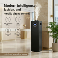 Diffuseur d'arômes en métal de grande capacité 1000 ml pour hôtels, bureau et maison - Humidificateur d'huiles essentielles pour usage commercial et domestique