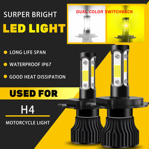 <span class=keywords><strong>Mini</strong></span> motocicleta <span class=keywords><strong>Kawasaki</strong></span> Bajaj Vintage con faros LED COB de 12V, doble Color blanco/amarillo/blanco hielo azul Curiser <span class=keywords><strong>Mini</strong></span> Cruiser - Product Image 2