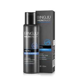 rejuvenecedor toner hombres Suppliers-BINGJU-crema hidratante para el cuidado de la piel, tónico facial para rejuvenecimiento refrescante, con Control de aceite, 120ml