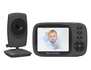 Layar LCD 3,2 inci 2,4GHz Penglihatan Malam Audio Video Dua Arah Kamera Babyphone Baterai Isi Ulang <span class=keywords><strong>Monitor</strong></span> Bayi - Product Image 1