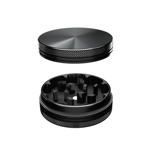 ポータブルハーブグラインダーマシン卸売55MM2パーツマニュアルタバコ喫煙アクセサリーカスタムロゴメタルスパイスミルハーブグラインダー - Product Image 5