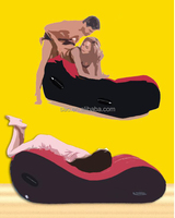 SacKnove Canapé gonflable pour chambre à coucher pour femmes adultes, chaise à poignée, oreiller pour positions sexuelles, jouets sexuels pour couples, meubles sexuels pour l'amour