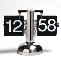 Style européen rétro Simple maison salon horloge de Table transfrontalière automatique page tournant petite balance conception mécanique pour