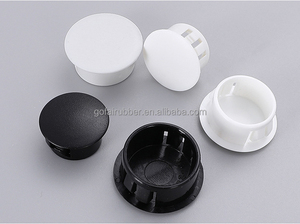 ナイロンプラグロックパネル穴カバー/プラスチックスナップインブランクロックホールプラグ - Product Image 5