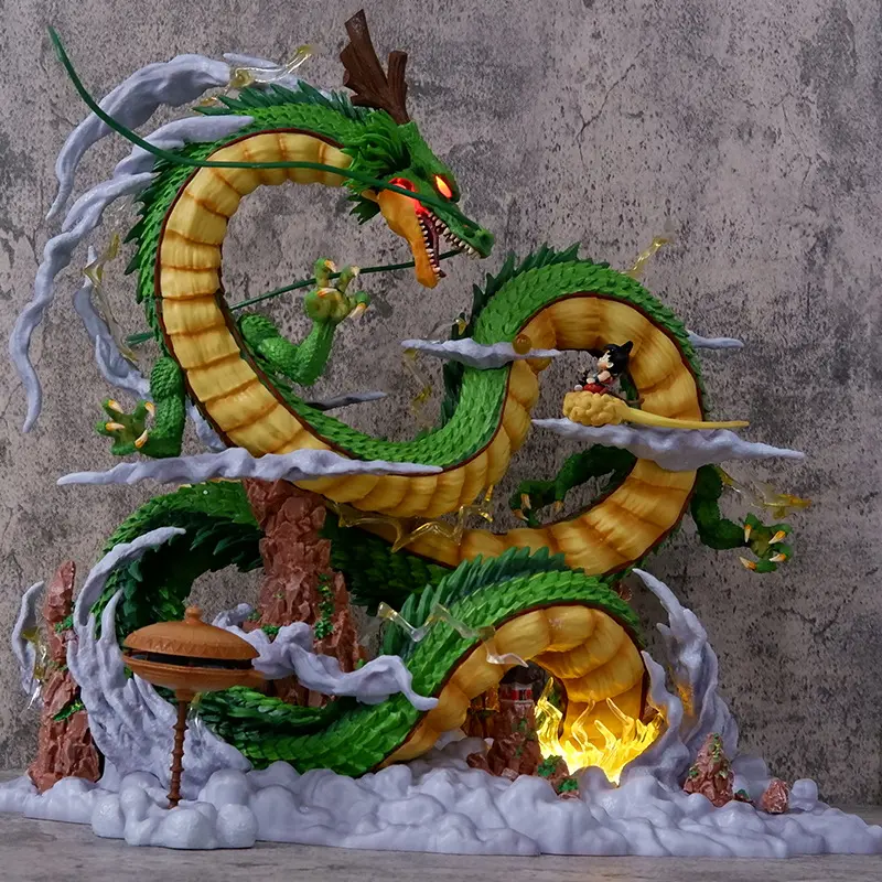 Offre Spéciale 19.7 pouces 50cm Énorme Shenron & Son Goku Drag-on Ball Z Shenron DBZ Action Anime Figure