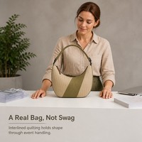 Sac bandoulière croisé matelassé en taffetas 190T léger et rembourré, idéal pour les cadeaux de mariage personnalisés, vente en gros OEM ODM