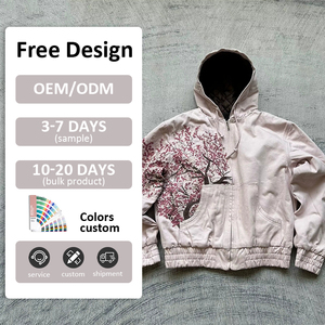 Tùy Chỉnh Axit Rửa Áo Cho Nam Giới Mẫu Thời Trang Phố Thêu In Ấn Thiết Kế Đồ Họa Logo OEM Cổ Điển Unisex Axit Rửa Áo - Product Image 1