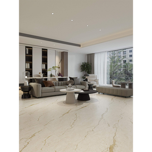 Piastrella in Gres Porcellanato Cachi Lucido Materiali da Costruzione Piastrelle da Pavimento in Ceramica per Interni per Pavimento Soggiorno Piano di Lavoro Foshan Economico - Product Image 6