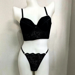 Completo Intimo Sexy da Donna con Ricamo Floreale in Pizzo, <span class=keywords><strong>Senza</strong></span> Ferretto, per Taglie Forti, Estivo - Product Image 2