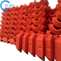 Flotteurs en plastique durs de petit diamètre de HDPE pour la canalisation de dragage flottante de ponton de piscine de barrage de rivière de mer
