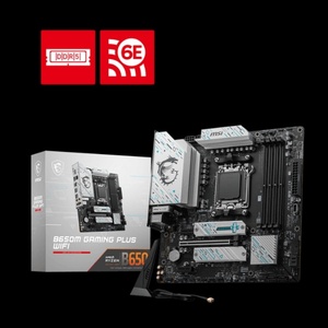 MSI B650M GAMING PLUS WIFI Mortar Desktop Computer <b>Motherboard</b> - Product Image 1
