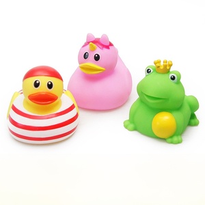 Đa màu sắc dễ thương PVC Squeaky Tắm Cao su vịt cho trẻ em Quà tặng sinh nhật - Product Image 5
