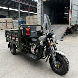 ยางล้อแบบ All Terrain ลึกพิเศษ ระบบเบรกไฮดรอลิก รับน้ำหนักได้ 1000 กก. รถมอเตอร์ไซค์ 3 ล้อ แบบเปิด ระบายความร้อนด้วยน้ำ เครื่องยนต์เบนซิน - Product Image 2