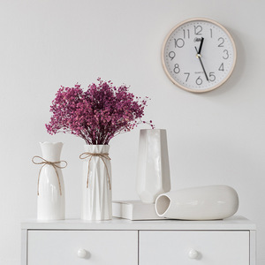 <span class=keywords><strong>Vaso</strong></span> in Ceramica Bianco Moderno e Creativo, Stile Nordico Minimalista, <span class=keywords><strong>Vaso</strong></span> <span class=keywords><strong>da</strong></span> Tavolo per <span class=keywords><strong>Fiori</strong></span> Secchi, Decorazione Casa - Product Image 3