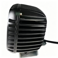 Nouvelle lampe de travail LED carrée de 4,9 pouces 40W, étanche IP68, 12-48V, lampe auxiliaire de conduite pour voiture, camion, chariot élévateur, machinerie, 2880LM 6000K