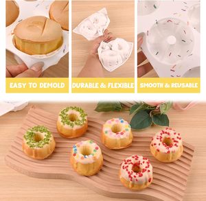 Moule à gâteau miniature personnalisé à 6 cavités, moule à gâteau tube cannelé en silicone antiadhésif pour cupcakes, beignets, muffins - Product Image 5