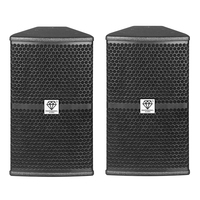 Speaker Linear Profesional 8'' LF 2-Way 800W untuk Acara Outdoor, Speaker Premium Multifungsi untuk Panggung Outdoor