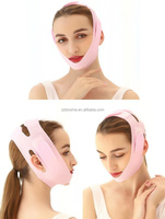 Bande adhésive anti-rides en gel doux Ceinture amincissante Patch en forme de V Masque lifting en silicone réutilisable pour réduire le double menton