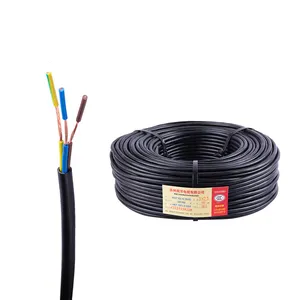 RVV 2 3 4 5 Core Multi Conductor Flexible Cable 0.5 0.75 1 1.5 2.5 4 6mm2 PVC Double Insulated Sheathed Flexible Electric Wire