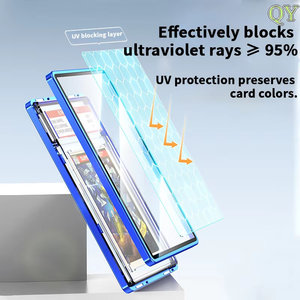 กล่องใส่การ์ดแม่เหล็กใส QY ป้องกันรังสียูวี สำหรับการ์ด TCG และการ์ดกีฬา - Product Image 6
