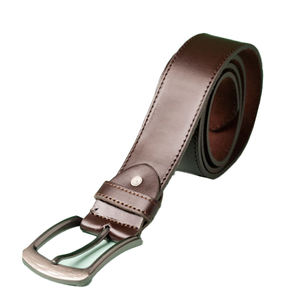 Cinturones de Cuero Genuino Marrón para Hombre, Cinturón de Cuero Real de Alta Calidad para Hombre, 125 cm, Cinturones de Cuero Genuino de Pakistán - Product Image 1