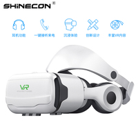 Casque VR mis à jour compatible avec iOS/Android, lunettes de réalité virtuelle 3D avec contrôleur, écouteurs, lunettes 3D réglables