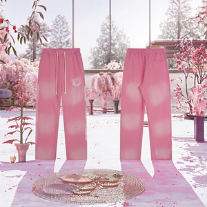 Vithas Industry Vintage Pink High-quality Trendy Brand <b>Men's</b> Casual <b>Pants</b> 100% Cotton Oxford - Product Image 3