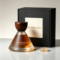 Botol Parfum Semprot Kaca Bentuk Kerucut Unik Mewah Kosong Grosir 30ml 50ml 100ml
