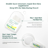 Masque facial bio-collagène à étiquette privée, masque anti-âge au rétinol et au glutathion, masque hydratant pour le visage et le corps, à base de plantes, végétalien