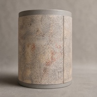 Revêtement mural flexible en pierre Golden Sand, panneau souple en ardoise MCM, revêtement en sable de quartz imperméable