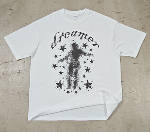 T-shirt Oversize con Grafica 'Speechless' - Nera, Manica Corta Larga, Stampa <span class=keywords><strong>Testo</strong></span> e Silhouette, Maglietta in Cotone Streetwear <span class=keywords><strong>per</strong></span> Uomo/Donna - Product Image 4
