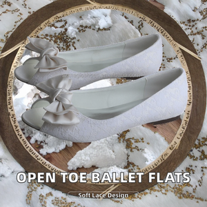 Zapatos Planos de Mujer con Cordones, Abiertos, Estilo Bailarina, para Primavera, Verano y Otoño, Tendencia de Moda, Bodas - Product Image 2