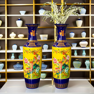 Jingdezhen decoraciones para el hogar <span class=keywords><strong>de</strong></span> lujo antiguo grandes <span class=keywords><strong>jarrones</strong></span> <span class=keywords><strong>de</strong></span> cerámica Personalizados <span class=keywords><strong>Baratos</strong></span> <span class=keywords><strong>jarrones</strong></span> <span class=keywords><strong>de</strong></span> <span class=keywords><strong>suelo</strong></span> chino pájaro flor patrón jardín - Product Image 6