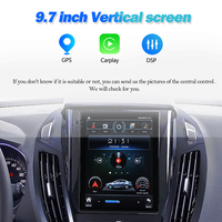 Baru 9.7 "DSP Android untuk tesla gaya vertikal pemutar Dvd mobil layar sentuh navigasi Gps Radio mobil Android