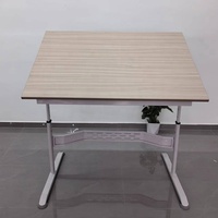 Table de dessin d'architecte de bureau d'art manuel réglable en hauteur en métal d'ingénierie pour l'école