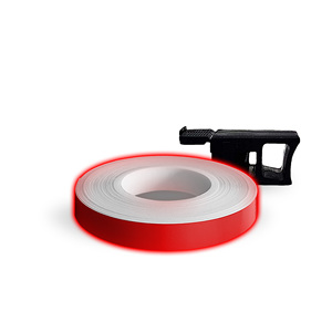 Striscia riflettente ruota rossa 7mm con applicatore per uso utensile di tornitura - Product Image 1