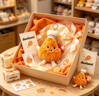 Porte-clés personnalisé en peluche en forme de cuisse de poulet, jouet en peluche doux pour cadeau promotionnel