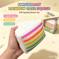 Mainan Squishy Jumbo Aneka Bentuk, Slow Rising TPR, Pereda Stres, Bentuk Buah, Rusa, Lemon, Naga, Blueberry, Kue, Koin, Kalkun