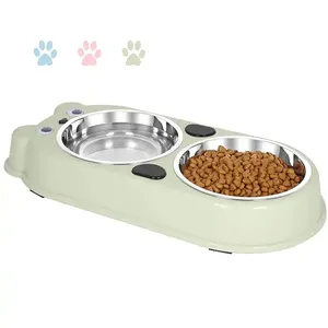 Pet Supplies Edelstahl Futters chale Hochwertiges Modedesign Edelstahl Pet Cat And Dog Food Bowl