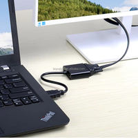 Konverter HDTV ke VGA Berlapis Emas Grosir 1080P, Kabel Adaptor Male Female dengan Audio 3.5mm untuk Komputer, Laptop, Tablet, TV, Home Theater