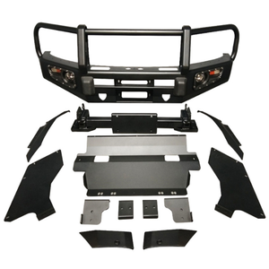 Parachoques delantero de acero resistente con placa <span class=keywords><strong>Led</strong></span>/protectora para Toyota Hilux Vigo 2012-2014 parachoques de <span class=keywords><strong>cabrestante</strong></span> <span class=keywords><strong>4x4</strong></span> para parachoques delantero Hilux - Product Image 3