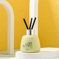 Diffuseur de Parfum à Bâtonnets de Luxe sans Feu, Huile Essentielle pour Maison, Ambiance Hôtel et Rafraîchisseur d'Air