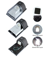 Minglight CCT sélectionnable 13W/18W/26W crépuscule à l'aube carré en aluminium Mini LED Wall Pack IP65 extérieur jardin porche lumière étanche à l'eau