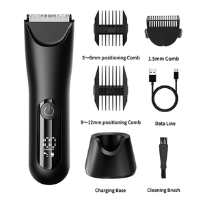 เครื่องโกนขนบริเวณขาหนีบ IPX7 แบบล้างทำความสะอาดได้ สำหรับผู้ชาย เครื่องกำจัดขน เครื่องโกนหนวด เครื่องโกนเครา ชุดอุปกรณ์ดูแลขน - Product Image 5